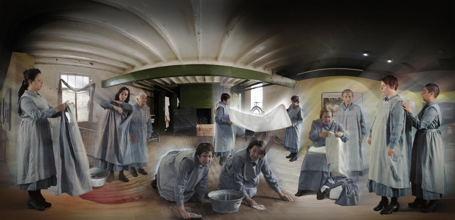 Workhouse Women Augmented Reality Postcard